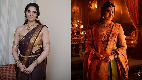 Rukmini Vasanth in a poster from Kantara: Chapter 1