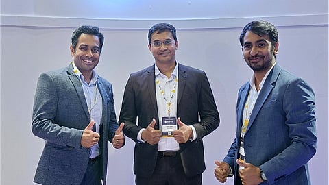 Punit Badeka, Manoj Kumar Gaddam and Sanjay Kumar, founders of EON Space Labs