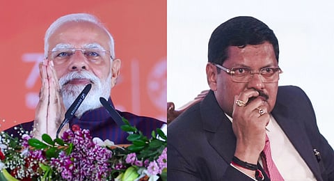 After attempting to throw the shoe at the CJI, the accused lawyer shouted "Sanatan ka apman nahi sahenge" (We will not tolerate insult of Sanatan Dharma).