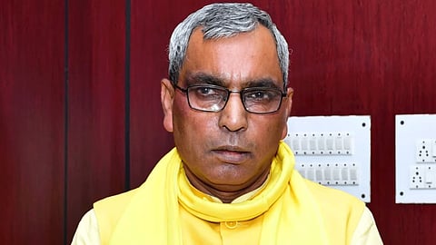 SBSP chief and state minister Om Prakash Rajbhar