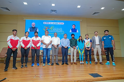 Athletes, top AFI officials in the press conference on Thursday
