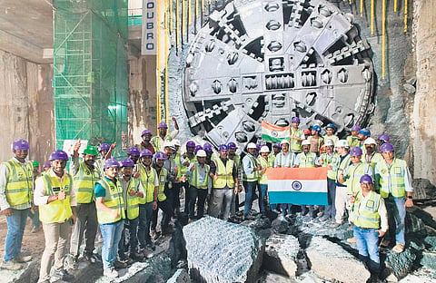 The 2.08-km drive began in 2024 and was completed in over 594 days