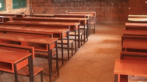 classroom, empty