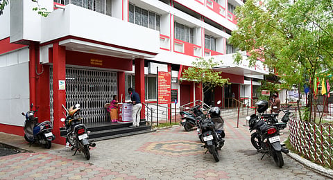 A 'post office' used for representational purposes only