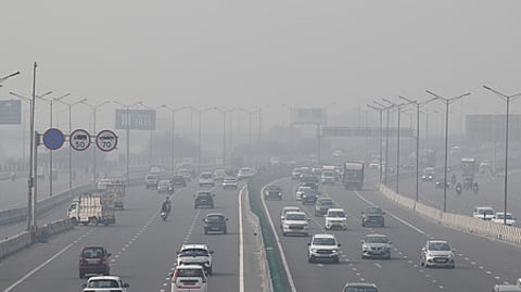 Delhi air pollution.