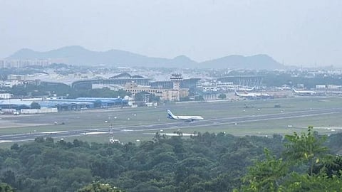 Airport authorities said reduced visibility affected at least 15 flights, including seven arrivals.