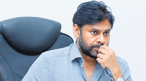 Deputy CM Pawan Kalyan during State Wildlife Board standing committee meeting on Thursday