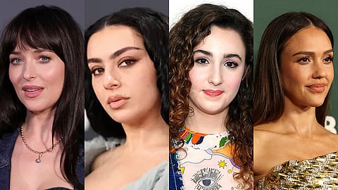 Dakota Johnson, Charli XCX, Vanessa Burghardt and Jessica Alba
