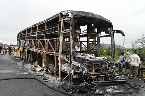 The bus was converted into a sleeper coach without proper authorisation, and it was also being operated across States under questionable documentation.