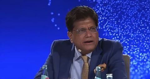 Commerce and Industry Minister Piyush Goyal at a panel discussion on 'Growing Together: Trade and Alliances in a Changing World' at the Berlin Global Dialogue.