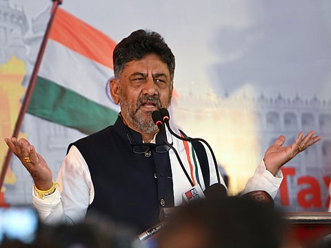 Karnataka Deputy CM DK Shivakumar.