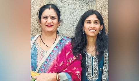 Sandhya Rani and her daughter Chandana
