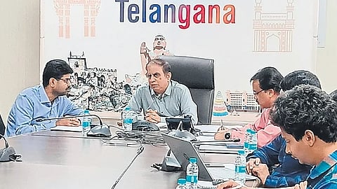 Chief Electoral Officer C Sudharshan Reddy on Saturday held a video conference with all District Election Officers, district collectors and Electoral Registration Officers.