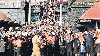 The temple will remain open till the Mandala Pooja on December 27.