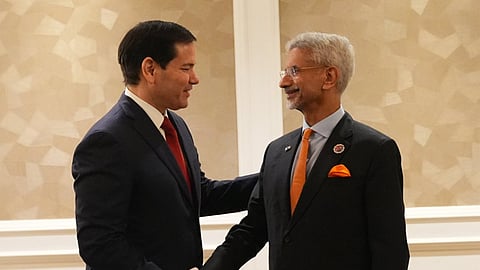 US Secretary of State Marco Rubio with External Affairs Minister S Jaishankar