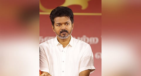 TVK president Vijay.