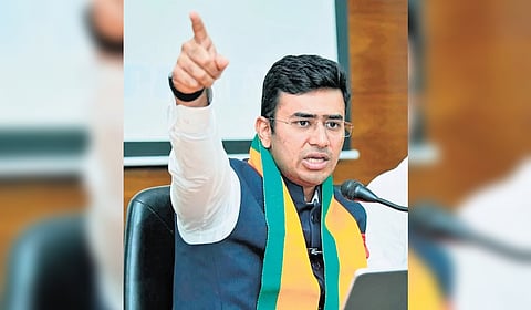 Bengaluru South MP Tejasvi Surya
