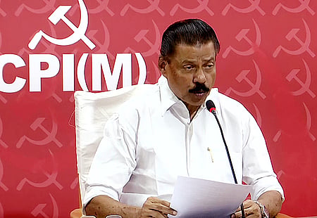 Communist Party of India (Marxist) Kerala Committee MV Govindan Master speaks to the media regarding the party's local body election defeat in Kerala