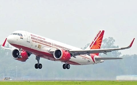 Air India flight image used for representation