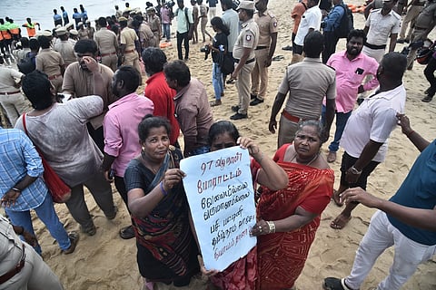 The workers have been protesting the GCC's decision to privatise waste management for the past 97 days.
