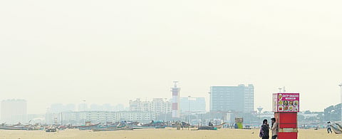 Chennai's plastic recycling hubs in Perungudi and Kodungaiyur, textile units, and widespread indoor use of plastics all contribute to steady emissions.