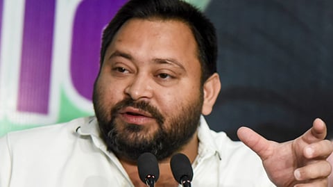 Leader of Opposition in Bihar assembly Tejashwi Prasad Yadav.