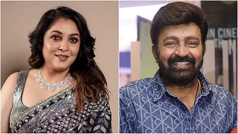 Ramya Krishnan (L) and Rajasekhar (R)