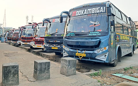 However, as of Tuesday, several private buses along the said route have been charging up to Rs 3,500 per ticket.