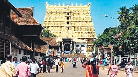 Sree Padmanabhaswamy Temple in Thiruvananthapuram.