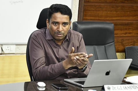 NTR district collector G Lakshmisha.