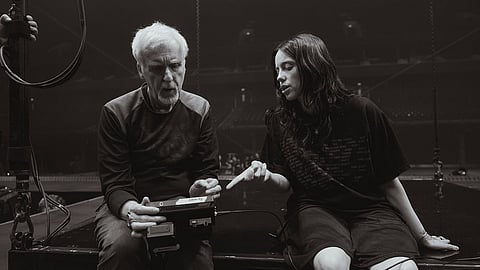 James Cameron and Billie Eilish