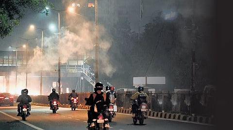 The report also points to seasonal pollution spikes caused by Diwali fireworks and stubble burning, along with a lack of rainfall in the Indo-Gangetic plains since October.