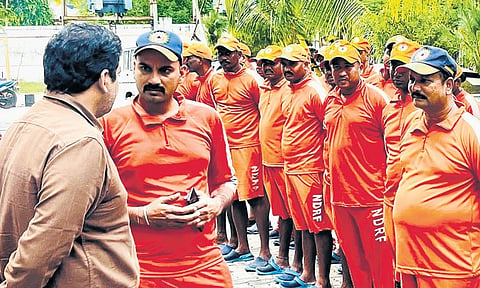 A 60-member NDRF team reached Puducherry on Friday