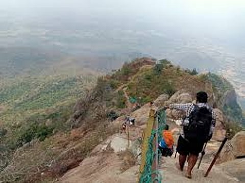 People have been asked not to eat during the trek or litter the roads.