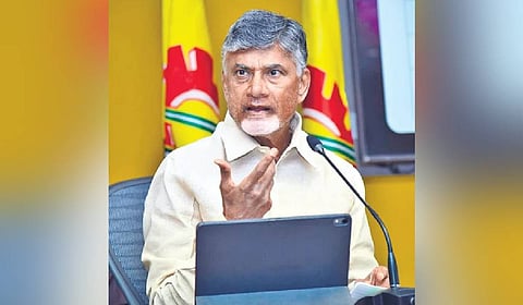Andhra Pradesh Chief Minister N Chandrababu Naidu.