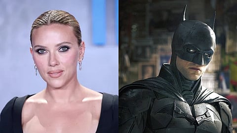 Scarlett Johansson and Robert Pattinson in The Batman
