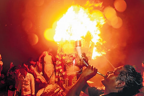 The Maha Deepam will continue to burn for the next 11 days.