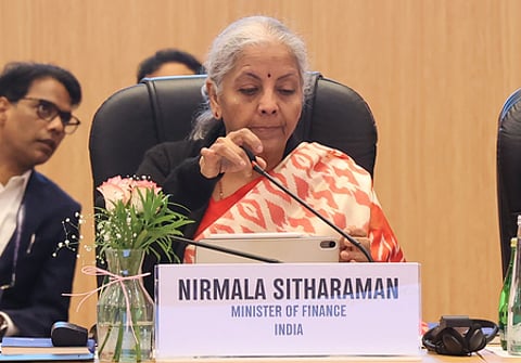 Finance minister Nirmala Sitharaman