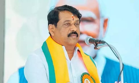 BJP state president Nainar Nagenthran.