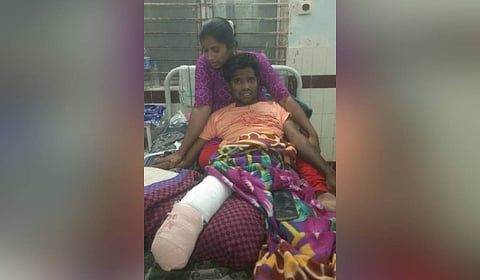 According to the patient’s relatives, rodents bit Bharath Kumar’s finger while he was lying on the bed in the Orthopaedic Department, Male Ward, Unit II, in the hospital.