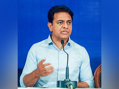 BRS working president KT Rama Rao.