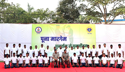 Under the surrender and rehabilitation policy, each surrendered Maoist receives an initial financial incentive of ₹50,000.