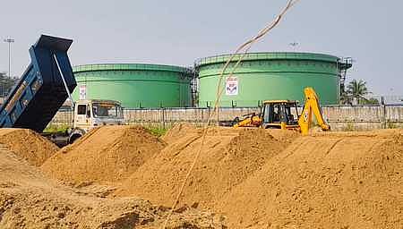 Image of sand mining used for representative purpose.