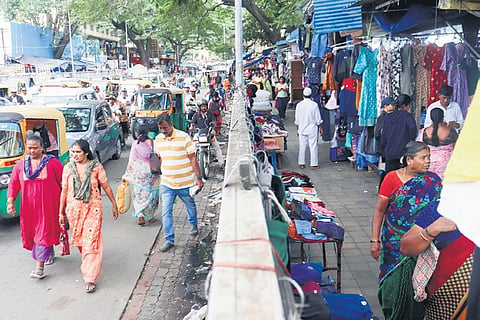 Across the city, footpaths and walkways are in a pathetic state.