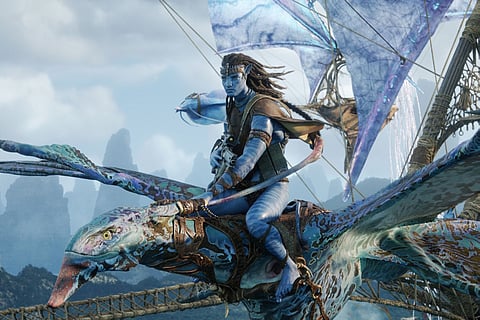 A still from film 'Avatar: Fire and Ash'