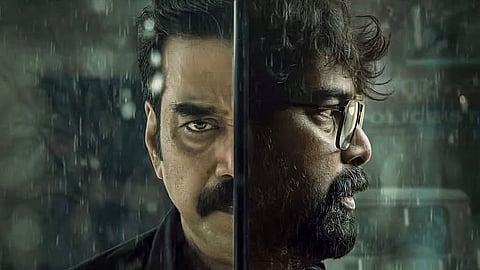 Biju Menon (L) and Joju George (R) in Valathu Vashathe Kallan