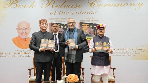 VP Radhakrishnan stated that Prime Minister Narendra Modi places strong emphasis on ensuring that 100 per cent of benefits reach the intended beneficiaries.