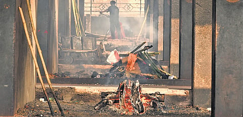 The grief of losing a loved one is not only an emotional crisis to tide over at Swargadwar, the protracted wait before that final goodbye hurts too.