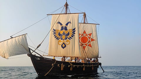 The vessel was formally flagged off by Vice Admiral Krishna Swaminathan, Flag Officer Commanding-in-Chief, Western Naval Command, in the presence of Issa Saleh Al Shibani, Ambassador of the Sultanate of Oman to India, along with senior Indian Navy officers and distinguished guests.