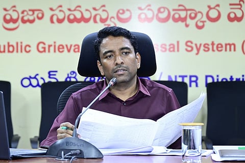 NTR District Collector G Lakshmisha.